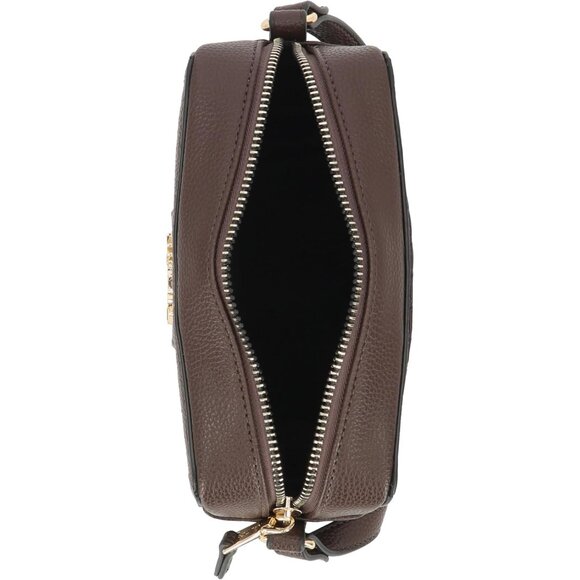 Women's Dark Brown PU Leather Candid Camera Shoulder Strap Crossbody Bag - Picture 3 of 5